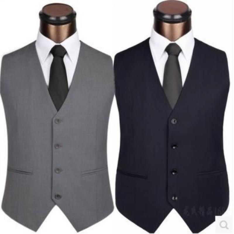 M-5XL Plus Size Mens Slim Fit Suit Vest Waistcoat - Luxurious Weddings