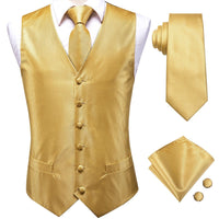 Mens Vest Suit Pink 100% Silk High Quality Coral Waistcoat Vest hanky & cufflinks - Luxurious Weddings