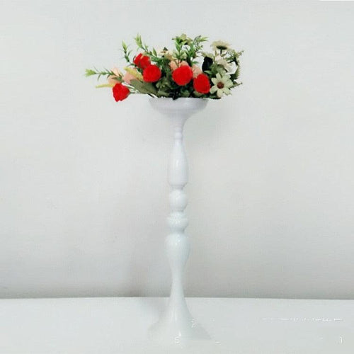 Metal Candle Holders Flowers Vase Candlestick Centerpieces - Luxurious Weddings