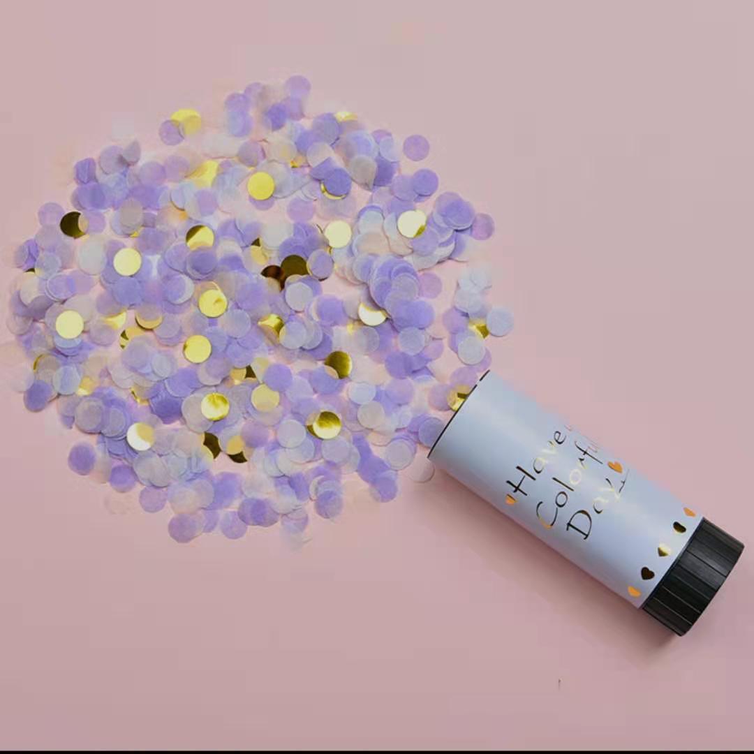 Mini Pistol Salute Confetti Popper Confetti Luxurious Weddings