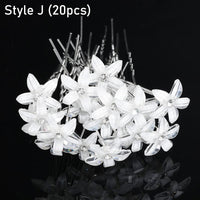 Silver Color Pearl Rhinestone Wedding Hair Combs Hair Accessories Bridal Accessories Luxurious Weddings