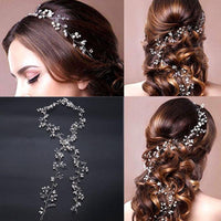 Silver Color Pearl Rhinestone Wedding Hair Combs Hair Accessories Bridal Accessories Luxurious Weddings