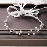 Silver Color Pearl Rhinestone Wedding Hair Combs Hair Accessories Bridal Accessories Luxurious Weddings