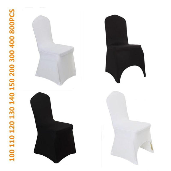 Universal Stretch Polyester Slipcovers for Banquet Dining Wedding Party - Luxurious Weddings
