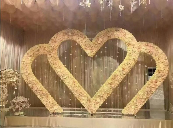 Wedding oversized love arch stage background decoration - Luxurious Weddings