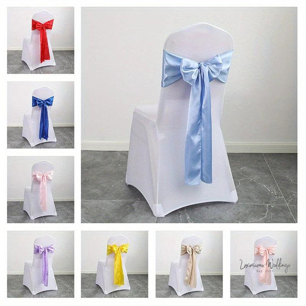 Wedding Party Chair Cover Set - 5pcs - Luxurious Weddings
