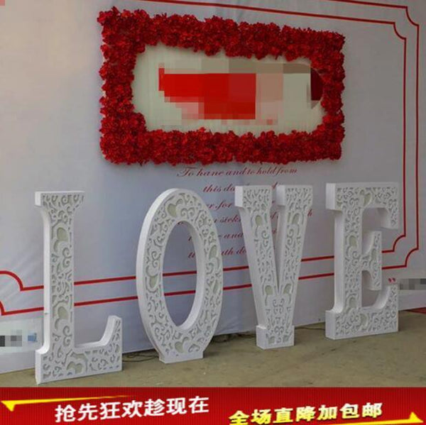 Wedding props stage decoration LOVE background decoration - Luxurious Weddings