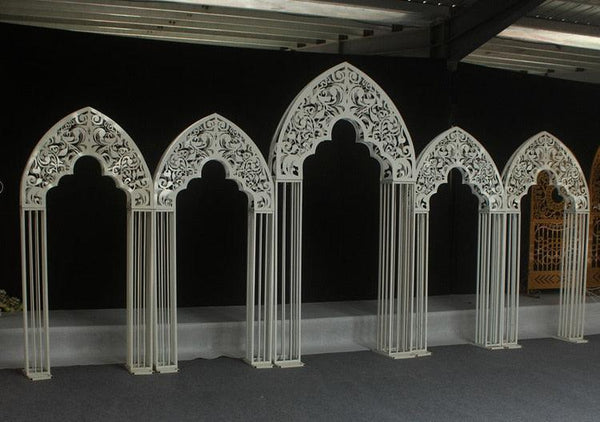Wedding three-dimensional European iron arch decoration background arch - Luxurious Weddings
