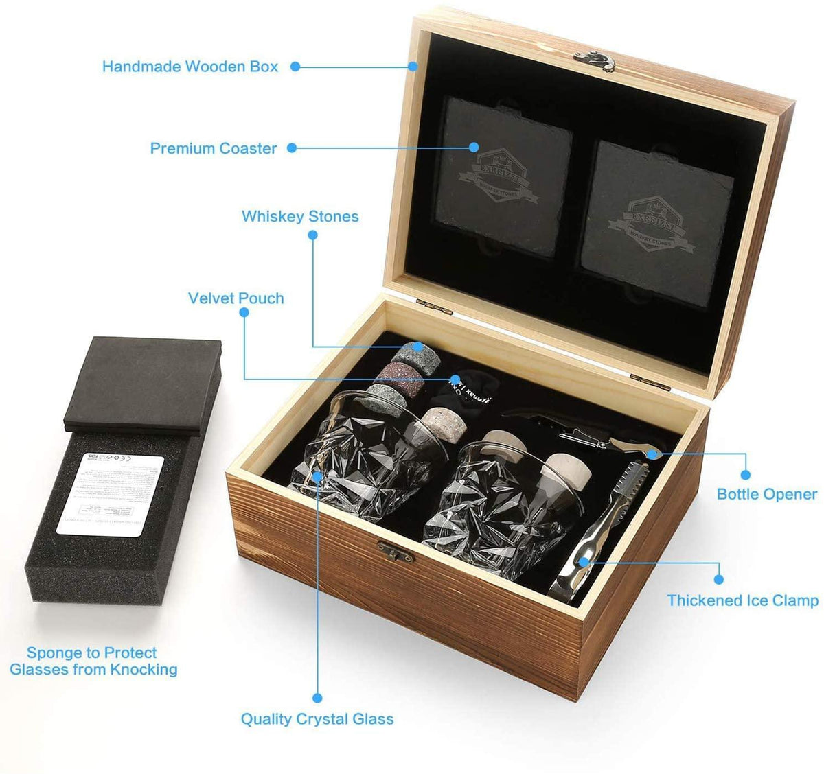 Whiskey Glasses Gift Set gifts Luxurious Weddings