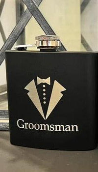 Will You Be My Groomsman Hip Flask Proposal Gift Groomsmen Gifts Luxurious Weddings