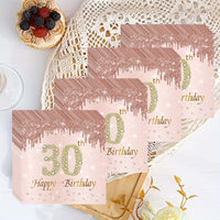Stylish Golden Rose Napkins Napkins Luxurious Weddings