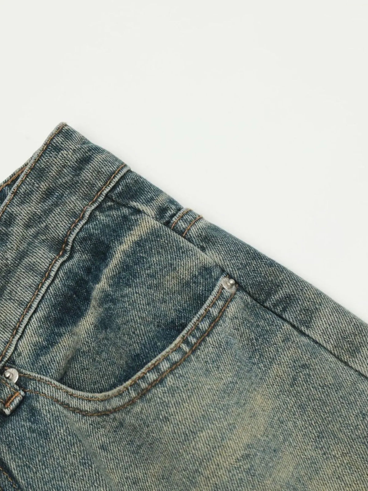 Men's Distressed High-Waist Straight Leg Jeans Jeans Luxurious Weddings