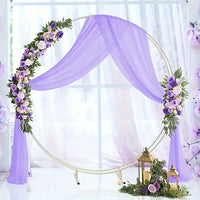 Silk Drappings 26ft Chiffon Wedding Arch Drapes - Sheer Fabric for Ceremony & Reception Decor Luxurious Weddings