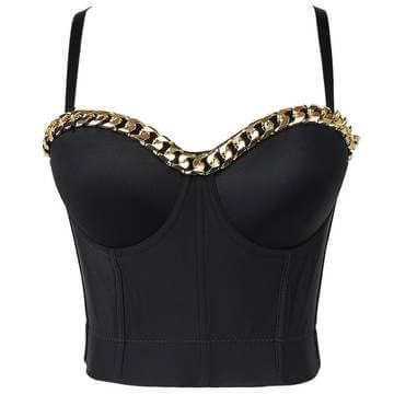 Trendy bodice with steel rings outside the suspender Bodice Luxurious Weddings