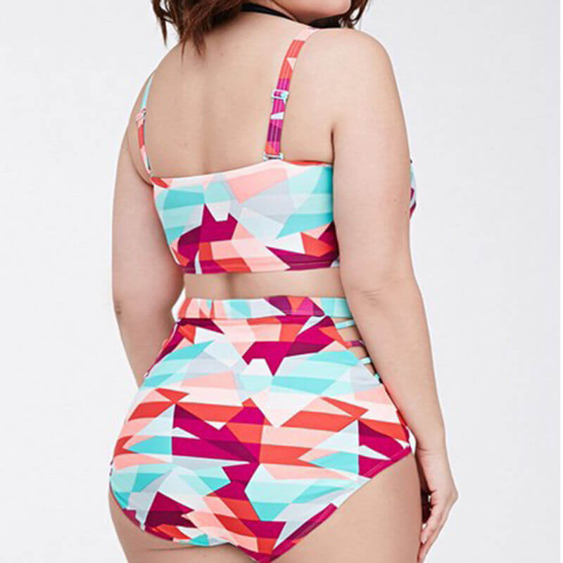 2pc Plus Size Retro Bikini swimwear Luxurious Weddings