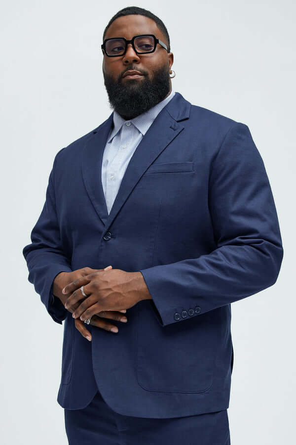 Elevate Your Style with the Travis Solid Texture Blazer Men's Blazer Luxurious Weddings