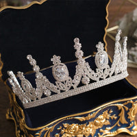 Luxury Tiaras And Crowns AAA CZ Zirconia Princess Pageant tiaras Luxurious Weddings