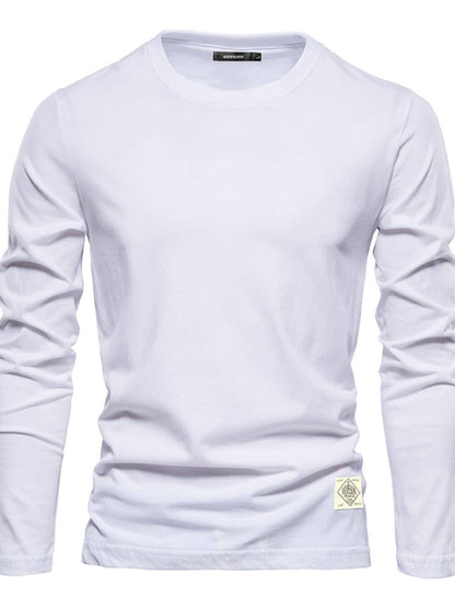 Men's Round Neck Long Sleeve T-Shirt Men's Tshirts Luxurious Weddings