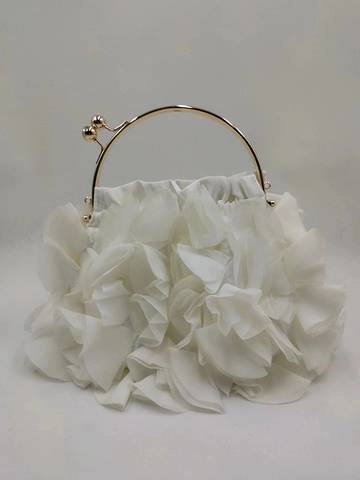Three-Dimensional Flower Handbags Bags Luxurious Weddings