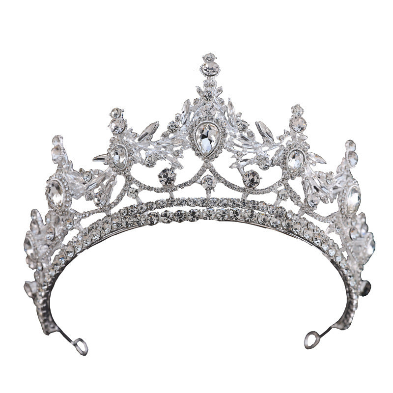 Bride Wedding Rhinestone Alloy Crown Tiaras Luxurious Weddings