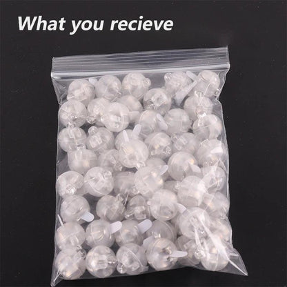 10/50/100Pcs Round Ball Lights LED Flash drinking Light LED Drink Light Luxurious Weddings