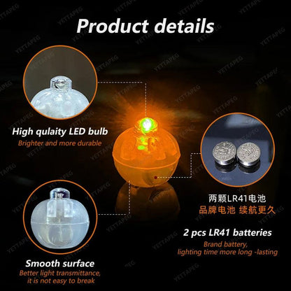 10/50/100Pcs Round Ball Lights LED Flash drinking Light LED Drink Light Luxurious Weddings