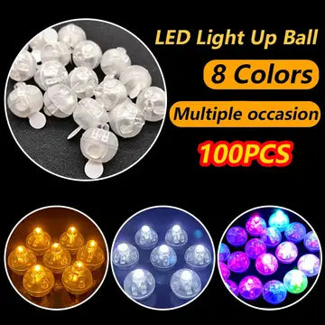 10/50/100Pcs Round Ball Lights LED Flash drinking Light LED Drink Light Luxurious Weddings