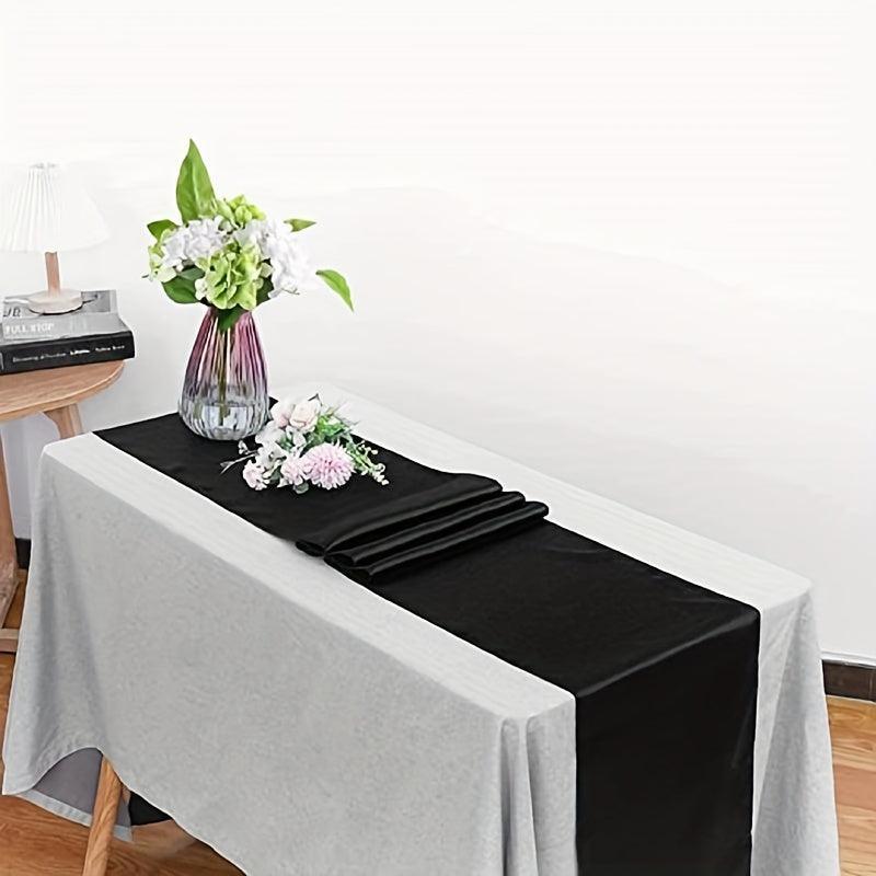 10-Pack Colorful Satin Table Runners Table Runner Luxurious Weddings