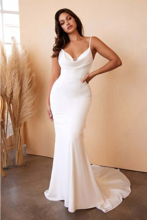 Charmeuse Bridal Gown Wedding Dress Luxurious Weddings