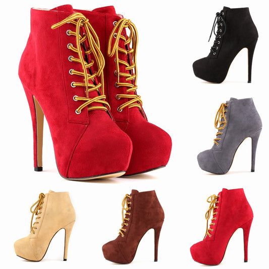 Martin boots super high heels heel boots Luxurious Weddings