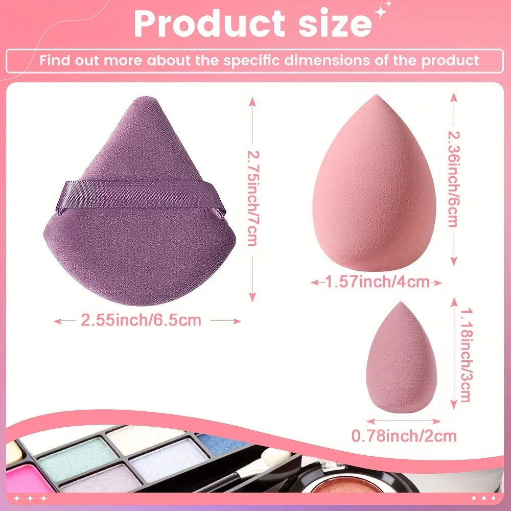 10PCS Makeup Foundation Sponges & Beauty Blenders Makeup Sponges Luxurious Weddings