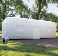 33ft Inflatable LED White Advertising Tent LED Inflatable Luxurious Weddings