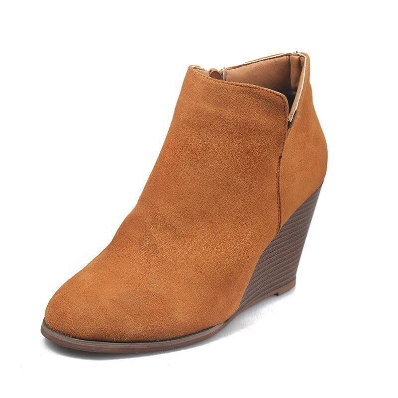 High Heel Ankle Boots with Side Zip boots Luxurious Weddings