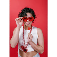 12Pcs Heart Shape RimlessSunglasses Luxurious Weddings
