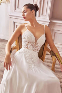 A-Line Chiffon Bridal Gown Wedding dress Luxurious Weddings
