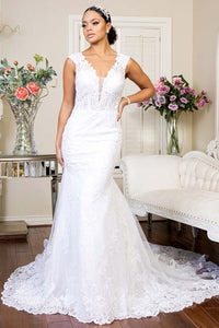 Exquisite Lace Mermaid Bridal Gown Mermaid Gown Luxurious Weddings