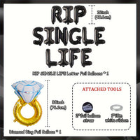 14pcs Bachelor Party Balloon Set Stag Do Ballons Luxurious Weddings