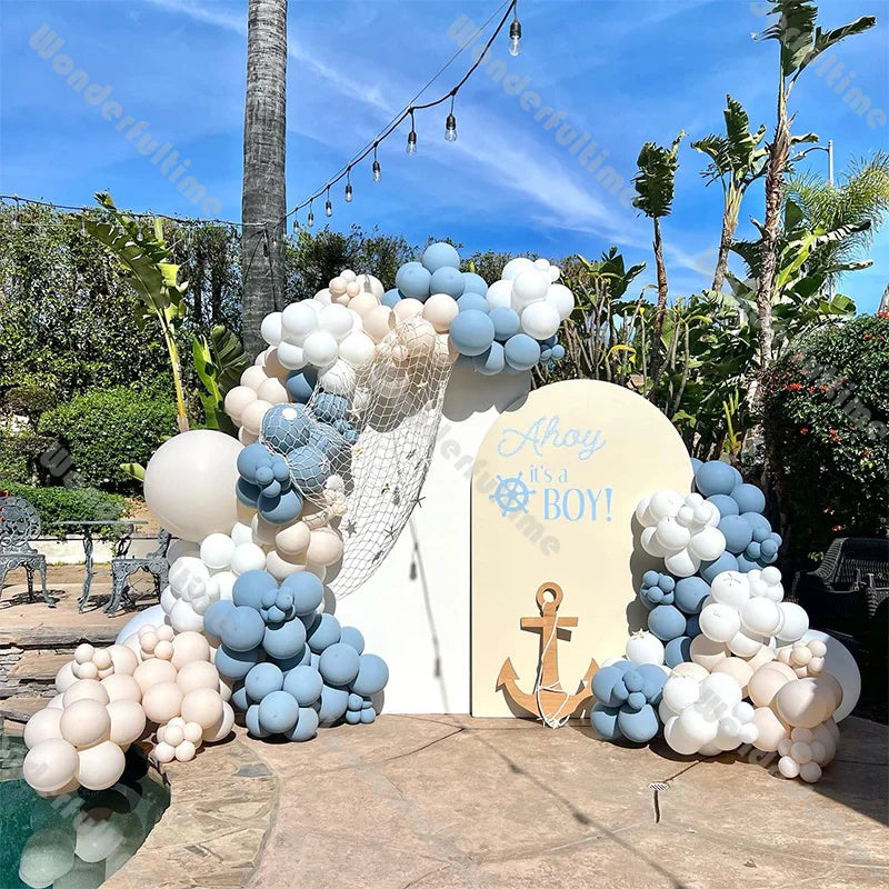 157pcs Baby Shower Balloons Garland Kit Balloon Garlands Luxurious Weddings