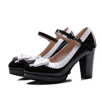 Lolita bow single shoes high heels 0 Luxurious Weddings