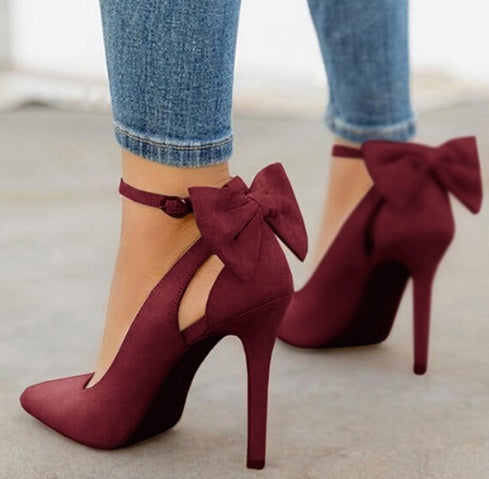 Bow high heels Women's Pumps Luxurious Weddings