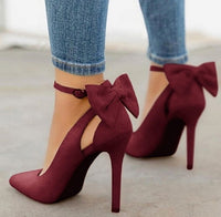 Bow high heels Women's Pumps Luxurious Weddings