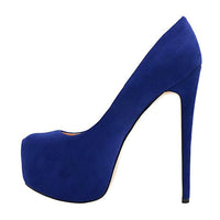 Round Toe Thick Platform Stiletto High Heels platform Luxurious Weddings