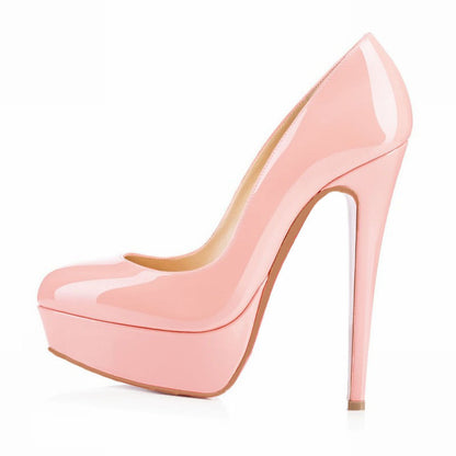 High Heels Baotou Round Toe Women's Shoes 0 Luxurious Weddings