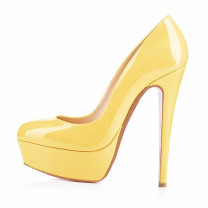 High Heels Baotou Round Toe Women's Shoes 0 Luxurious Weddings
