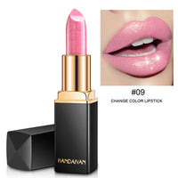 Pearlescent Color Temperature Change Lipstick Lipstick Luxurious Weddings