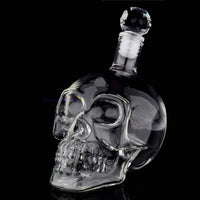 Skull Glass Whisky Vodka Wine Crystal Bottle Spirits Decanter Set Luxurious Weddings