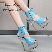 Women's Summer Super High Platforms Luxurious Weddings
