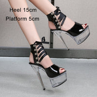 Women's Summer Super High Platforms Luxurious Weddings