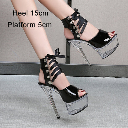 Women's Summer Super High Platforms Luxurious Weddings