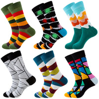 Gestreifte Herrensocken Quadratische Socken